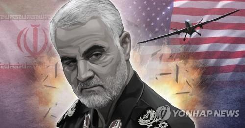 이란 군부 실세 가셈 솔레이마니 혁명수비대 쿠드스군 사령관