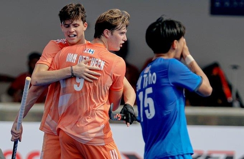 한국, 남자하키 주니어 월드컵 1차전서 네덜란드에 패배