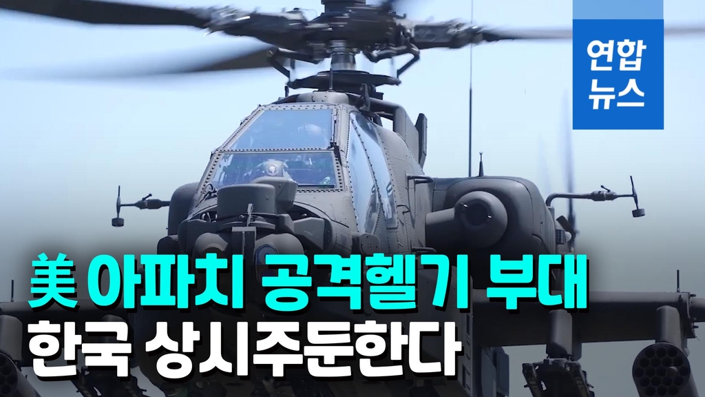 [영상] 美육군 아파치헬기 부대·포병여단 한반도 상시 주둔한다 - 2