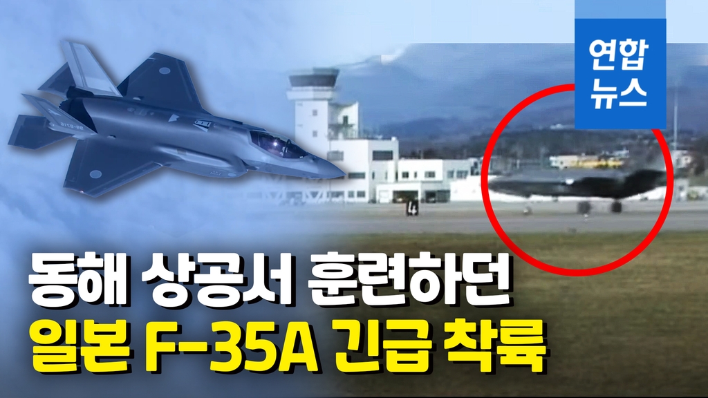 [영상] 일본 항공자위대 스텔스기 F-35A 긴급 착륙…기체 이상 - 2