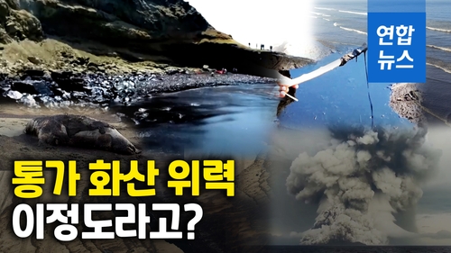 [영상] "통가 화산, 히로시마 원폭 500배"…페루선 기름 유출 - 2