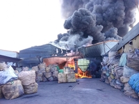 인천 폐기물 처리 공장서 불…50대 1명 부상