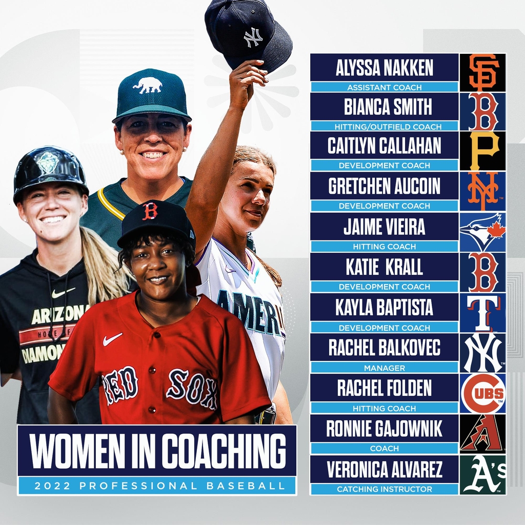 미국프로야구 여성 코치들