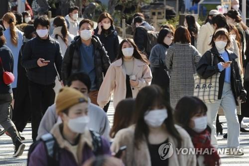 일본 신규확진 6만5천여명…감소세 지속