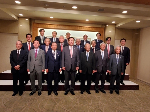 尹정책협의단, 일본 재계와 오찬 간담회