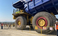 세계 최대 수소트럭 남아공 광산 첫 투입…짐까지 총중량 510t(종합)