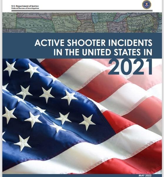 미 연방수사국(FBI)의 2021년 적극적 총격 사건 보고서