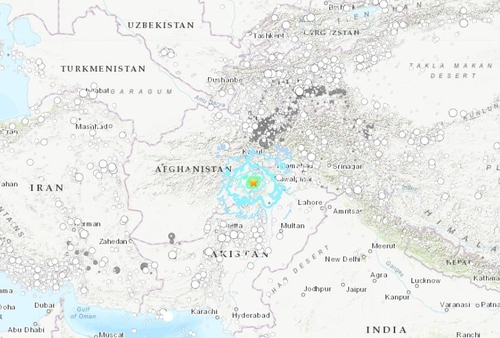 아프간서 규모 6.1 강진…"파키스탄도 흔들·피해 보고는 없어"(종합)