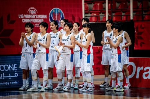 U-16 여자농구, 일본에 31점 차 완패…아시아선수권 2연패
