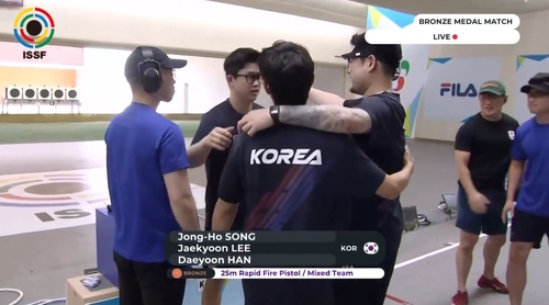 한국 사격, 창원 월드컵 마지막 날 동메달 1개 추가…종합 2위