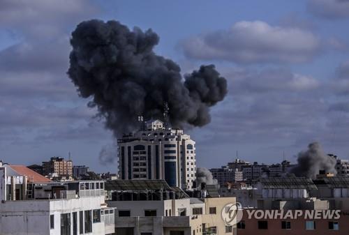 이스라엘군의 가자지구 공습