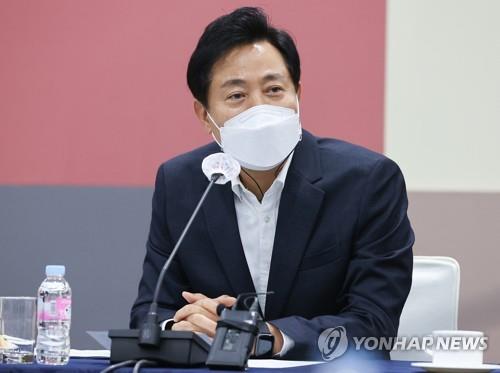 [동정] 오세훈 서울시장, '한강조각프로젝트' 개막식 참석