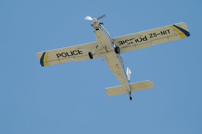 남아공 경찰 비행기 자료사진