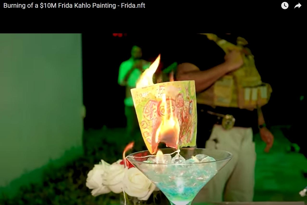 'Ominous Ghosts' with Frida Kahl being cremated