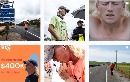 호주 청년, 노숙인 돕기 4천km 달리기 대장정 47일만에 마무리