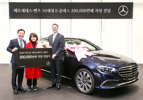 벤츠 E-클래스, 수입차 최초 단일모델 20만대 판매