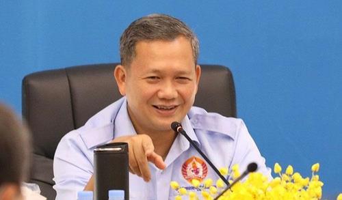 훈센 캄보디아 총리의 장남인 훈 마넷 캄보디아군 부사령관