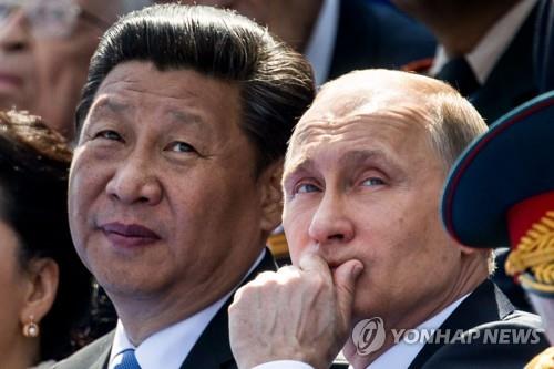 시진핑 중국 국가주석(왼쪽)과 푸틴 러시아 대통령