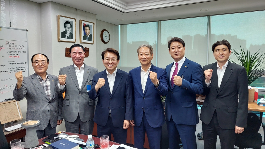 국회 찾은 시도체육회장 등 체육계 관계자들