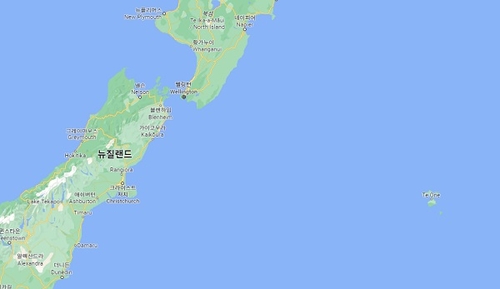 뉴질랜드 채텀 섬(남섬 오른쪽 작은 섬)