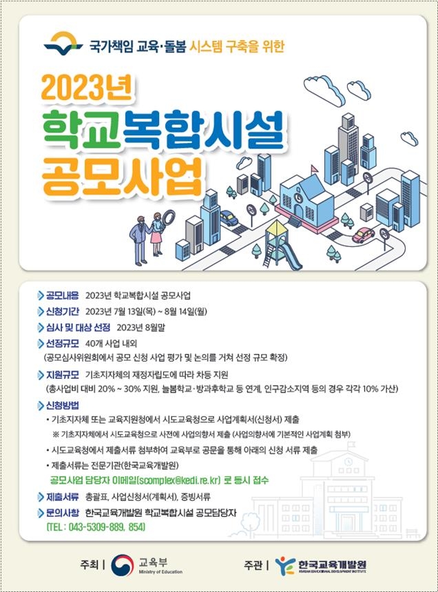 2023년 40개교복합시설사업 공모