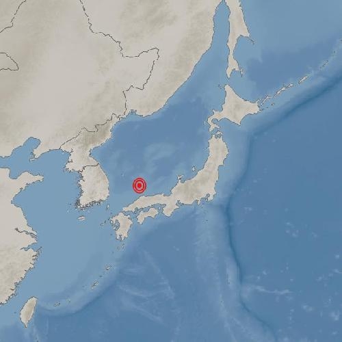 일본 시마네현 마쓰에 북북서쪽 바다서 규모 4.5 지진 발생