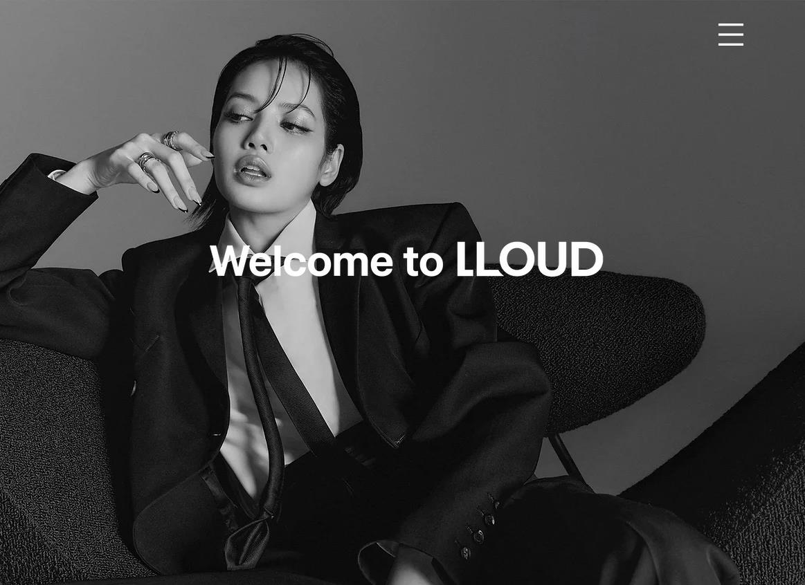 LLOUD 홈페이지 메인 화면