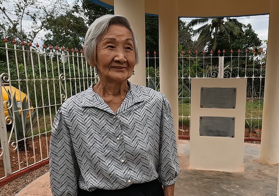 마탄사스 한인 이민 기념비 찾은 '독립운동가 임천택의 딸' 마르타 임 씨