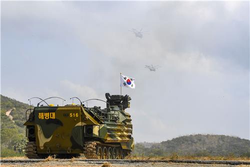 해군·해병대, 미국·태국군과 상륙훈련