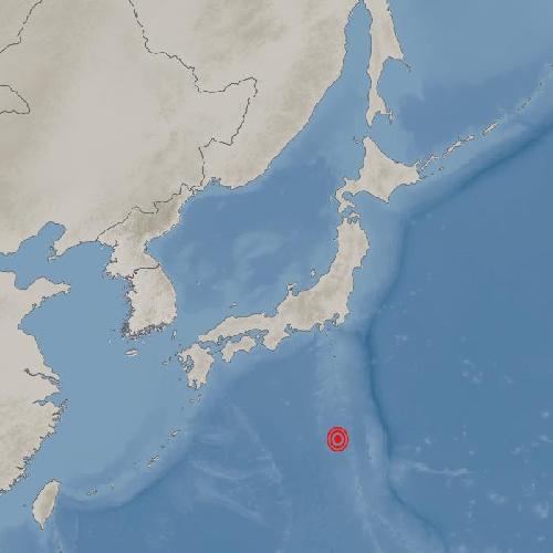일본 오가사와라제도 바다서 규모 6.9 지진