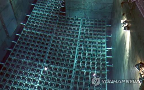 고리1호기 사용후 핵연료 모습 / 연합뉴스 자료사진