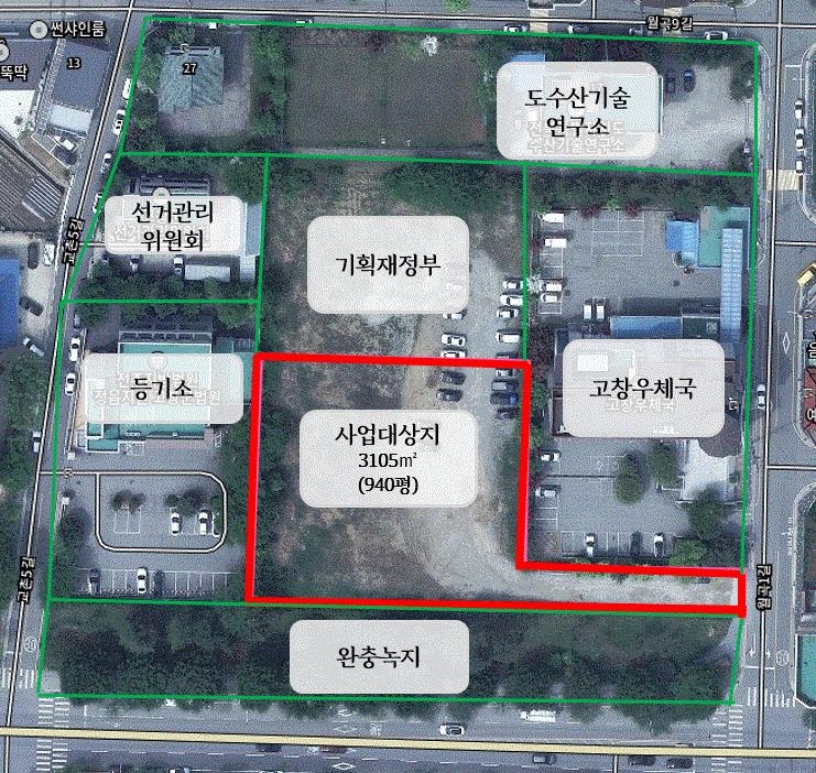 고창 로컬푸드직매장 사업대상지