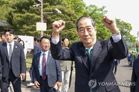 한덕수 "김문수, 단일화 약속 지켜라…기본적 예의도 없어"