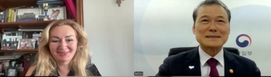 김영호 통일부장관, 유엔 임의구금실무그룹 의장과 화상회의