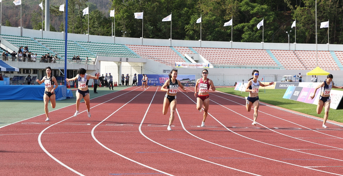 이은빈, 전국종별육상 여자 100ｍ 우승