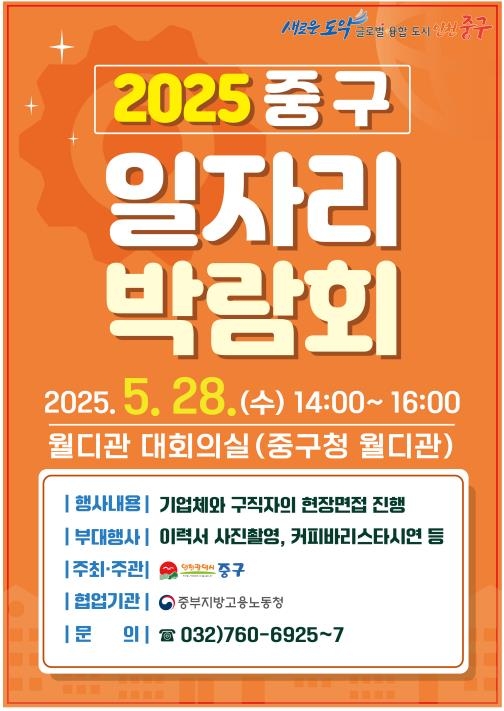 일자리 박람회 포스터