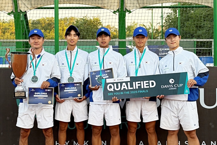 한국 U-16 남자 테니스, 주니어 데이비스컵 지역 예선 준우승
