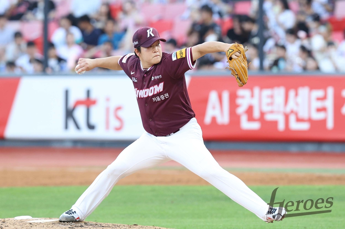 박주성 데뷔 6년 만에 첫 선발승…키움, kt 잡고 4…