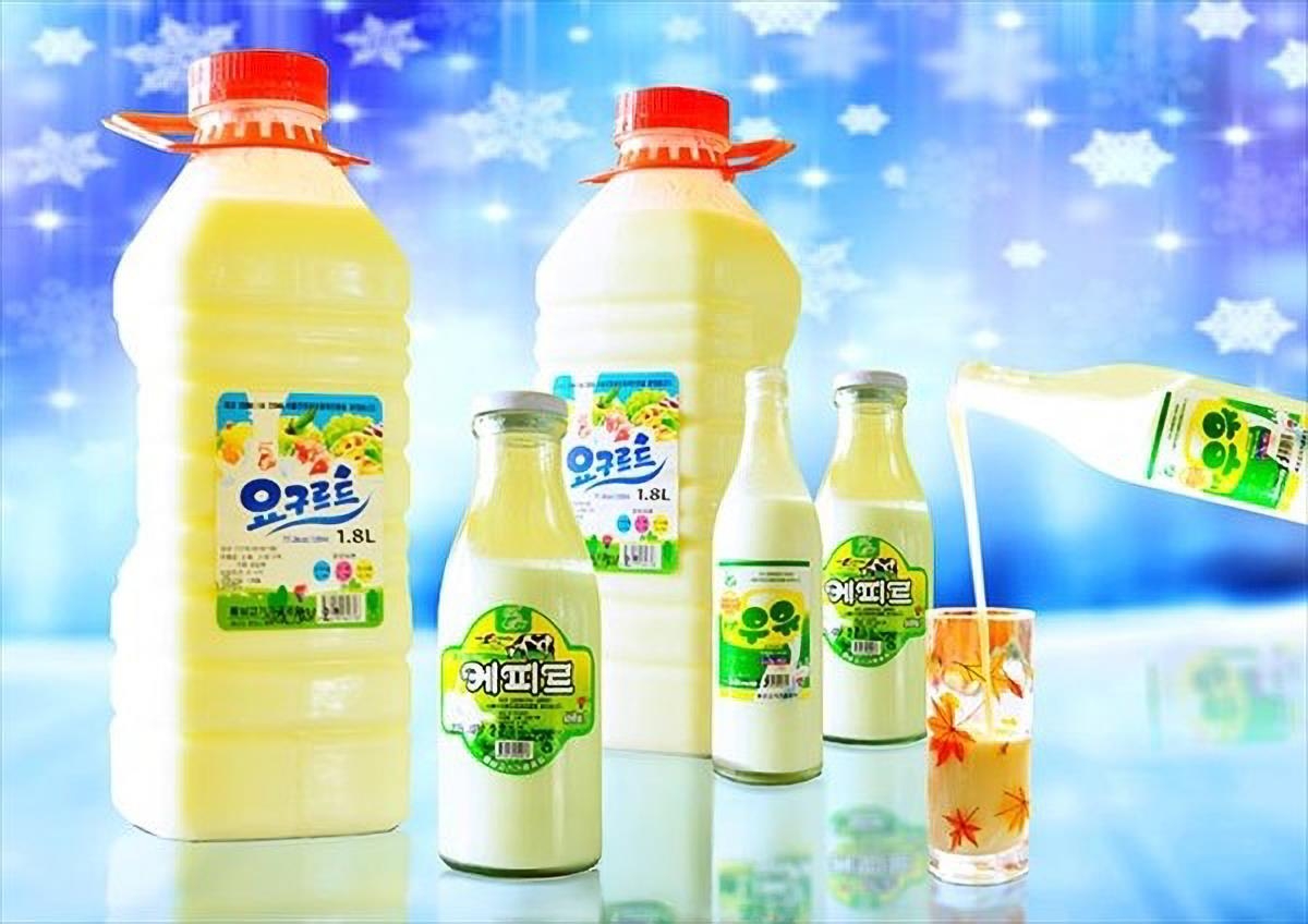 평양 룡성고기가공공장에서 생산한 무첨가 유가공품들