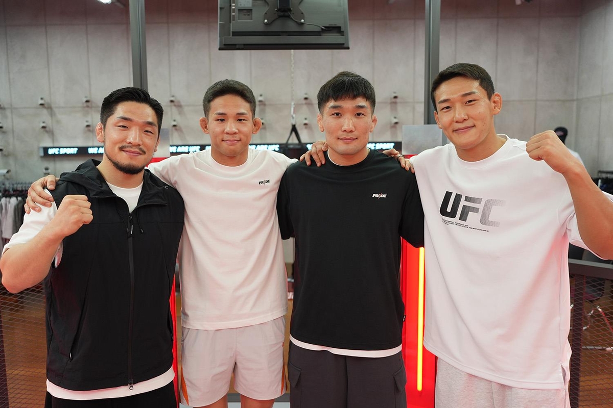 UFC 신예 4총사 팬 사인회 성황…유수영 "챔피언과 붙고 싶다"