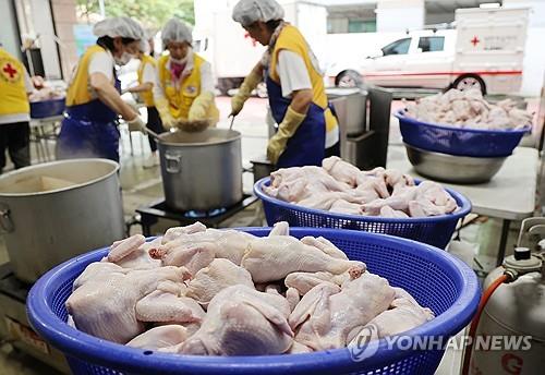초복에 삼계탕 직접 끓이면 9천원 들어…5년 전보다 3…