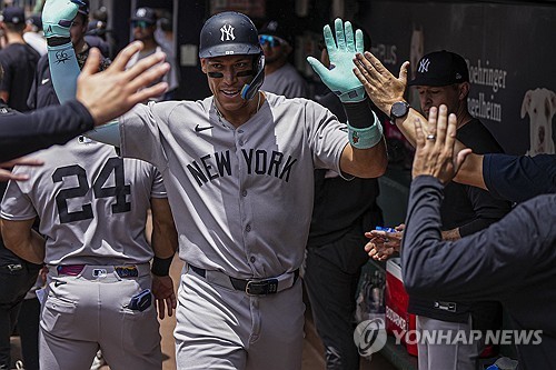 양키스 저지, 통산 351호 홈런…A.로드와 팀 역대 …