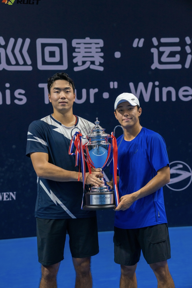 이덕희·조성우, ITF 중국 국제테니스 남자 복식 우승
