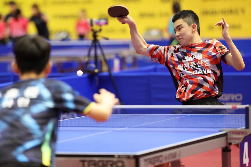 '탁구천재' 이승수 앞세운 대전동산중, 학생종별 7연패 신기록