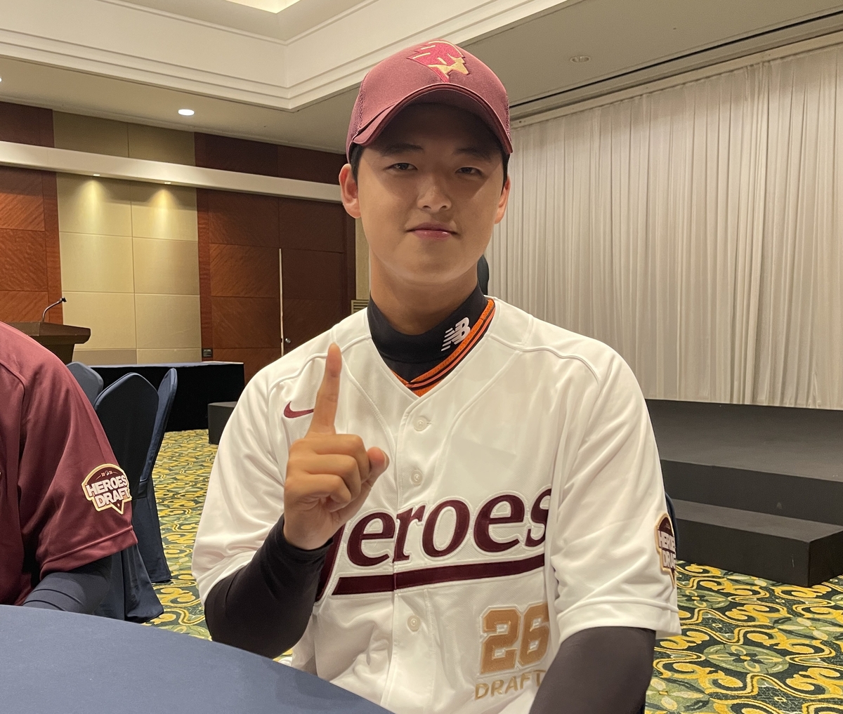 '전체 1순위' 키움 박준현 "야구보다 인성이 먼저인 선수 될 것"