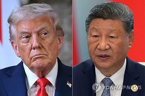 트럼프 미국 대통령과 시진핑 중국 국가주석