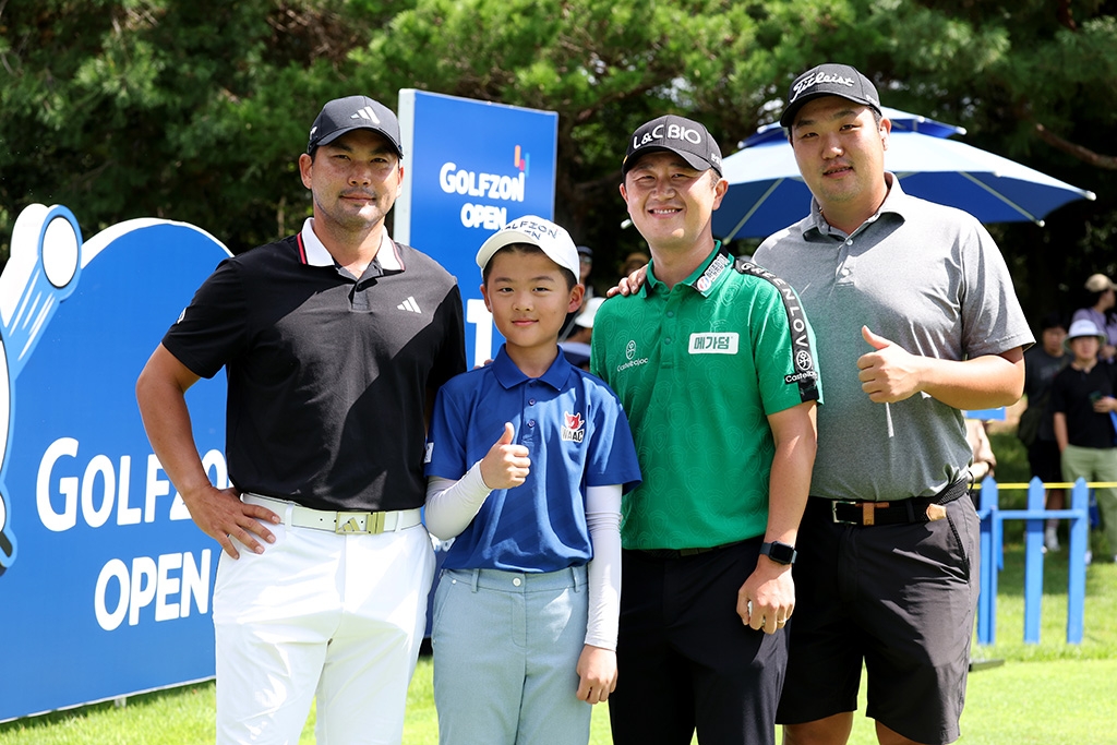 KPGA 경북오픈, 어린이가 선수 소개…'어나운스 키즈' 시행