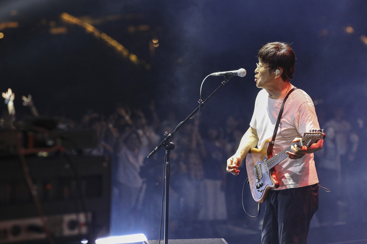 지난달 7일 EBS 스페이스 공감 특별공연에 참여한 김창완 밴드