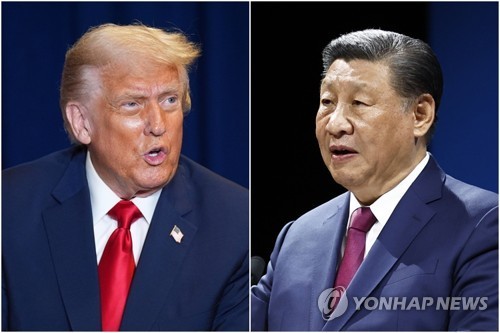 트럼프 미국 대통령(왼쪽)과 시진핑 중국 국가주석