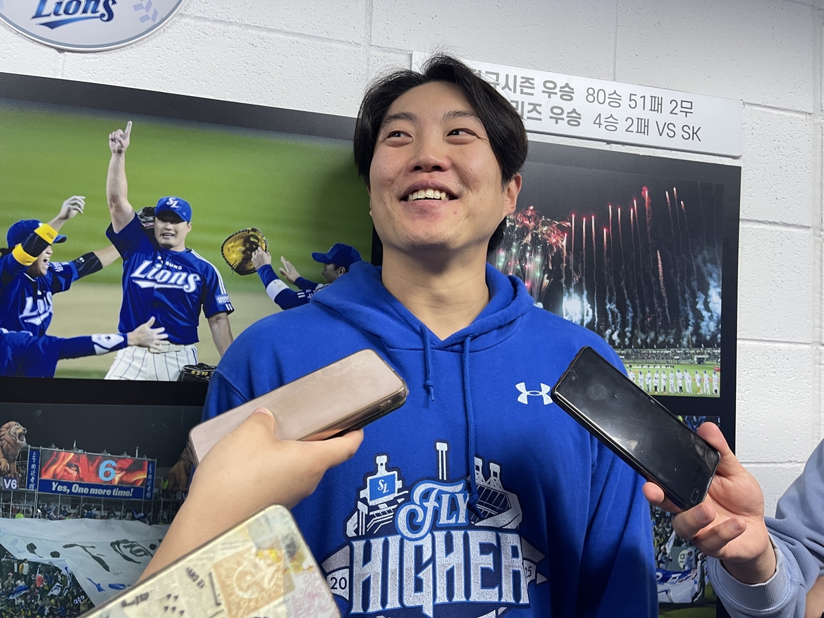 올해에만 9번째 PS 경기…삼성 류지혁 "정규시즌 느낌이라 이득"